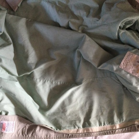 London Fog weather ware trench coat beige 8p pre-loved long coat with hoody - Picture 7 of 7